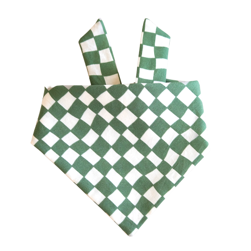 CHECKERS SAGE Bandana