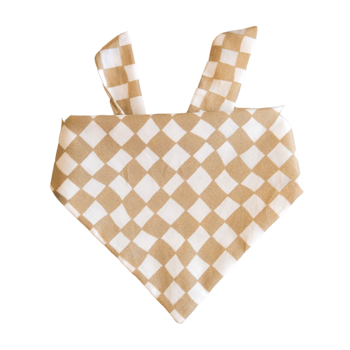 CHECKERS BEIGE Bandana